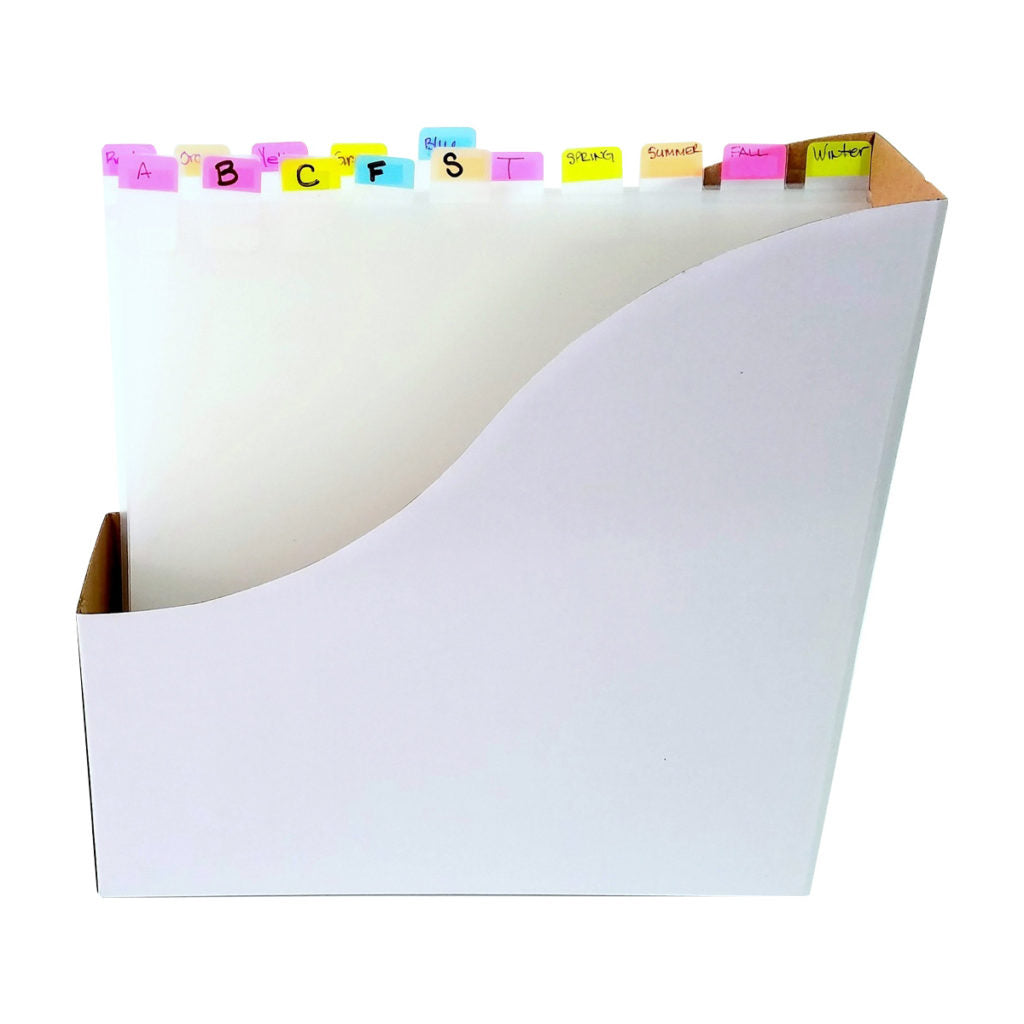 Organize paper with our dividers and tabs. Totally-Tiffany.com