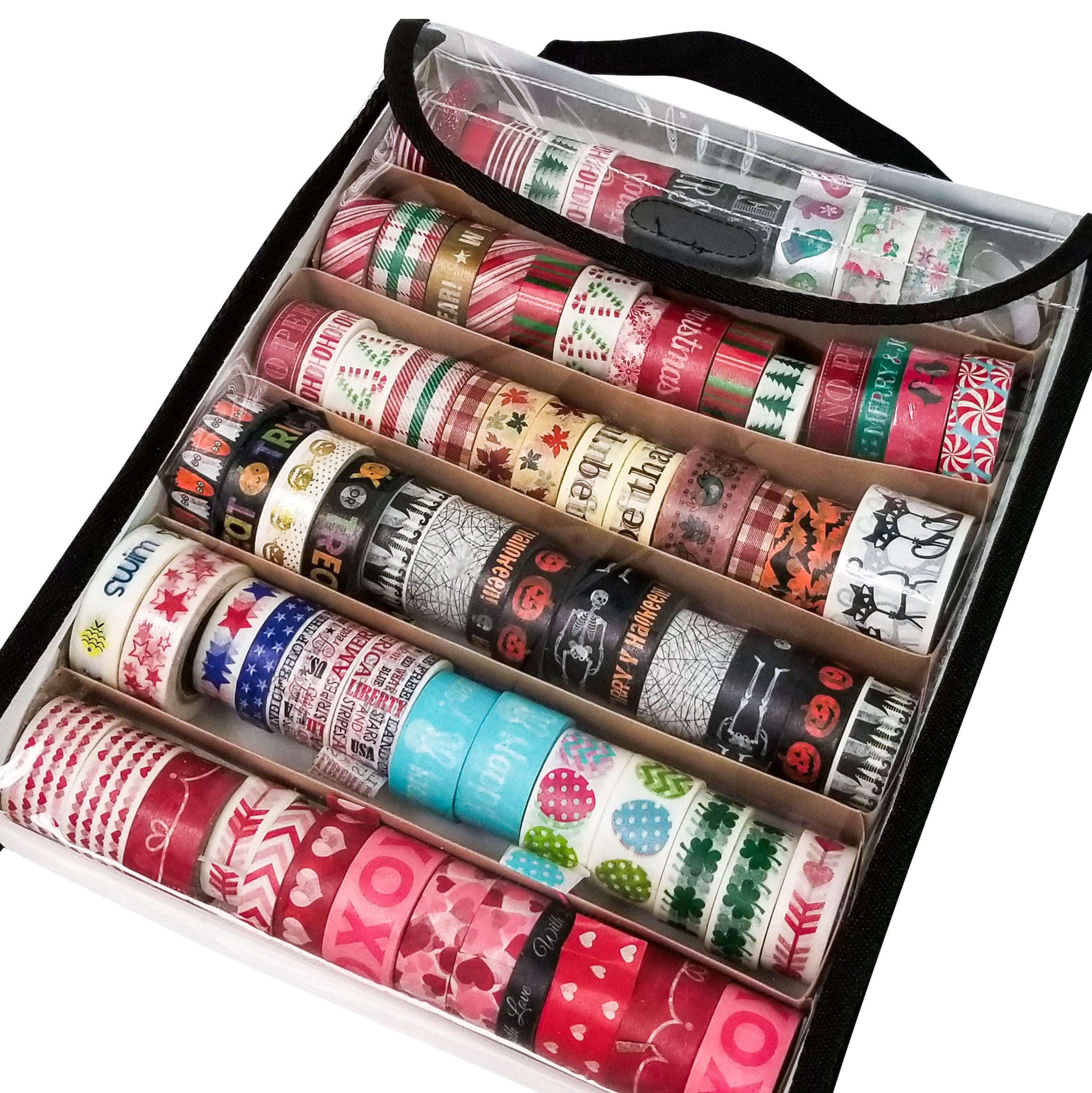 Organize holiday washi tape with Totally-Tiffany