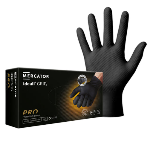 Mercator Ideall® Grip 7mil Orange Multi-Use Nitrile Glove