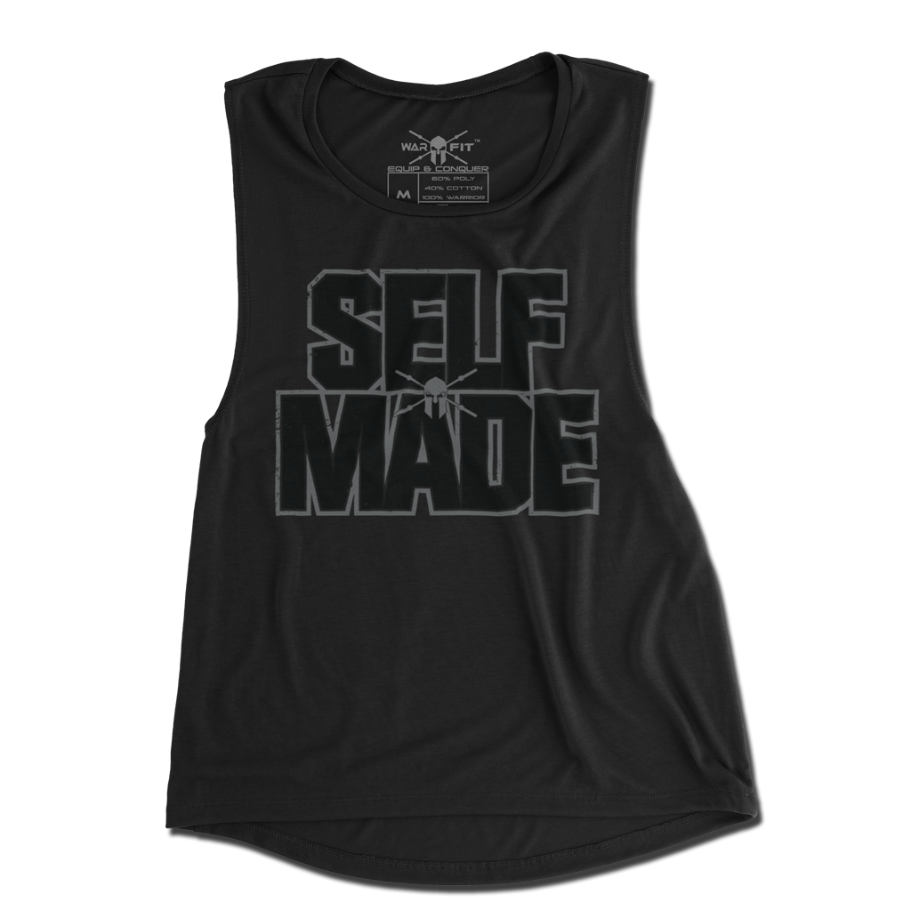 Ladie's Self Made Muscle Tee – WARFIT CLOTHING CO.™ | WARFIT LLC