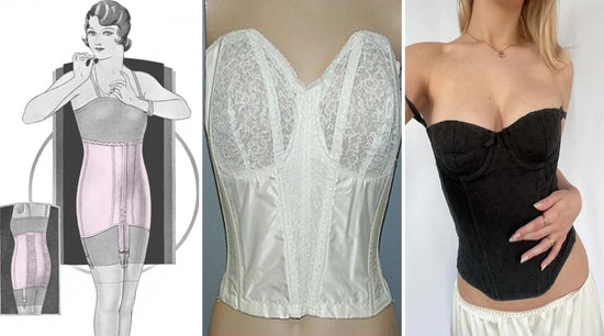corsets, bustiers, waspies, bralettes, girdles