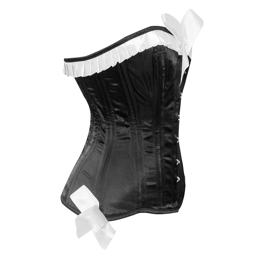 Daylon Black Overbust Corset – Bunny Corset