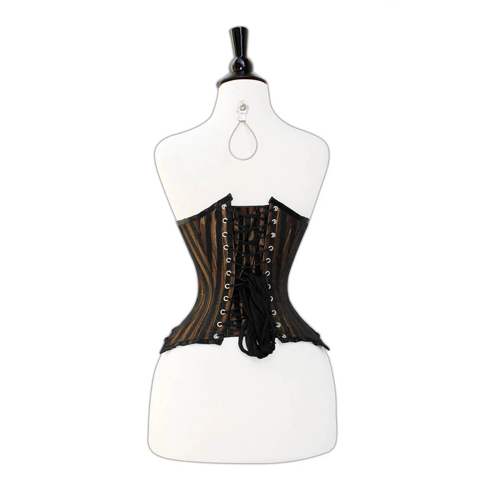 Green Lacemade corset - Mid bust – Miss Leather Online