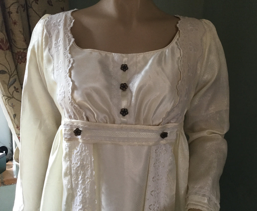 regency wedding dress