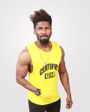 Yellow Gym Tank top