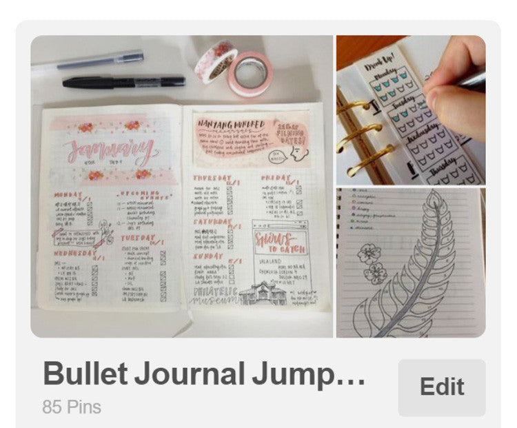 Bullet Journal JumpStarts on Pinterest