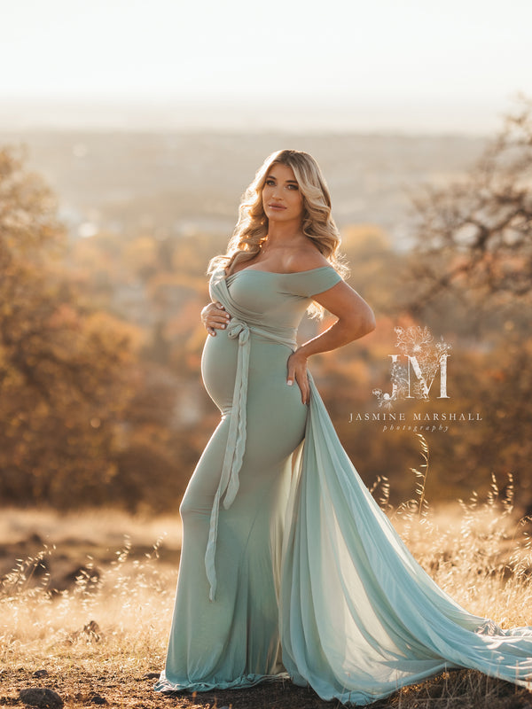 Skylar Maternity Wedding Gown - Maternity Wedding Dresses, Evening