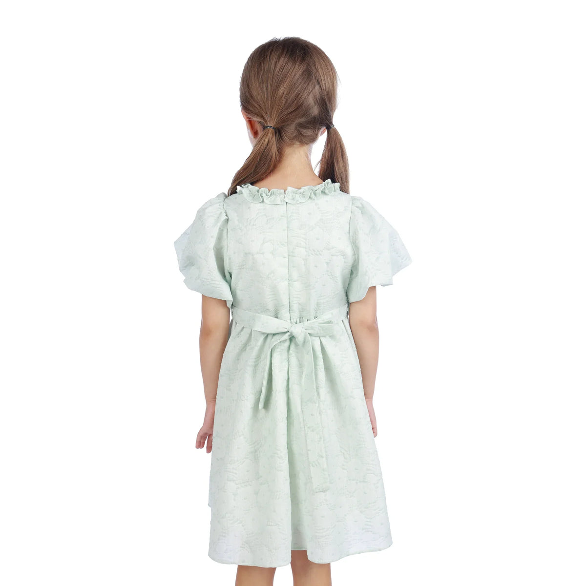 Jacquard Classic Dress For Girls