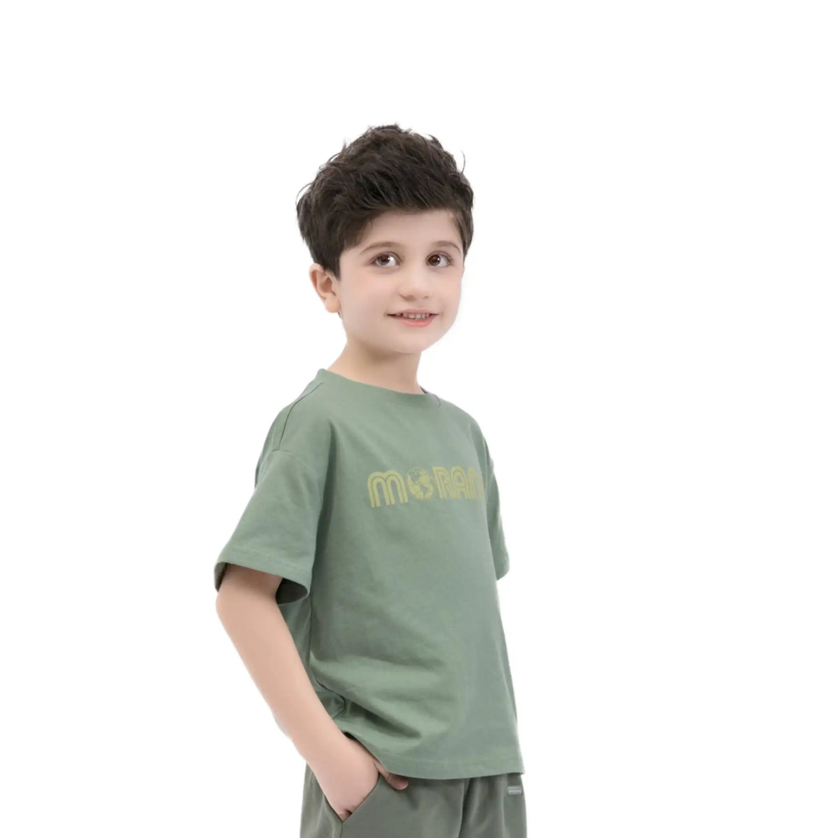 Printed Basic T.Shirt For Boys