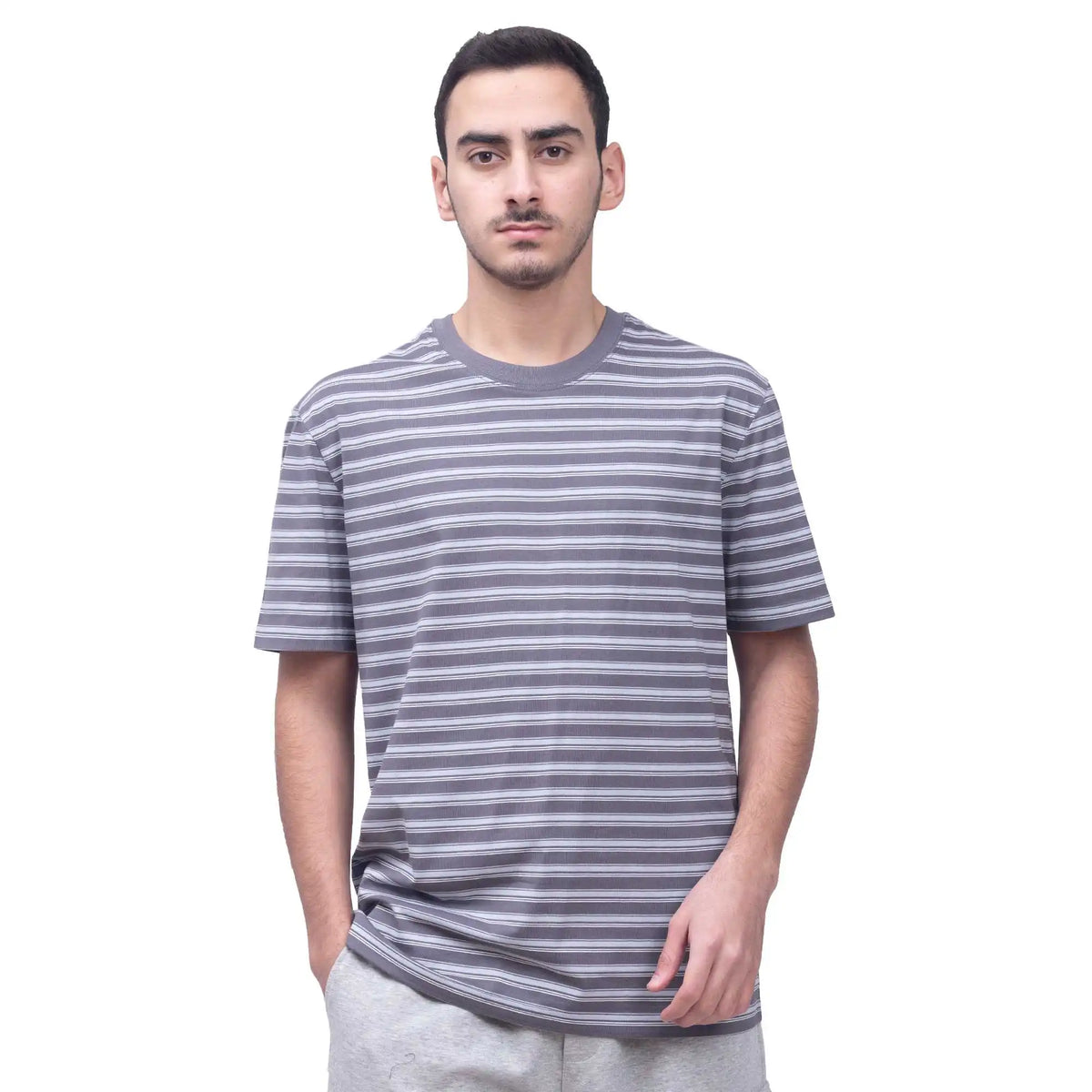 Stripped Casual T.Shirt For Men