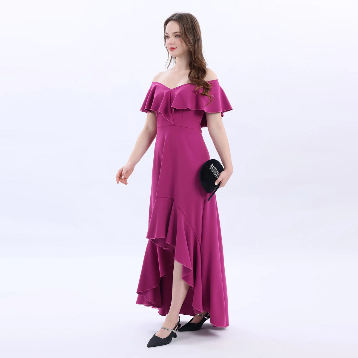 Rose Evening Dress For Women