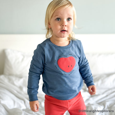 George Pig Oversized Sweater & Leggings Outfit, Organic Baby Clothes