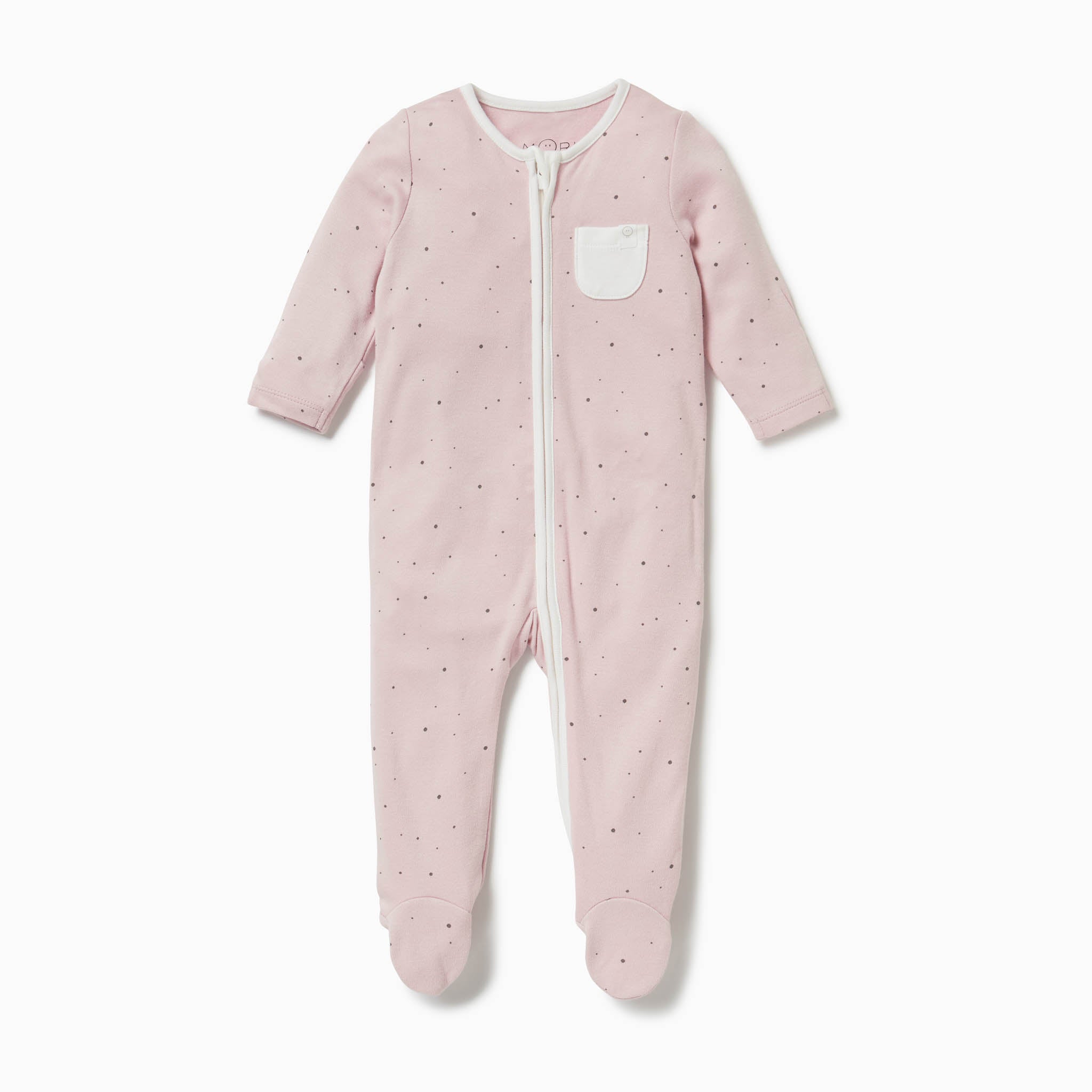 Baby Zip Up Sleepsuits | Organic Zip-Up Baby Sleepsuits | MORI