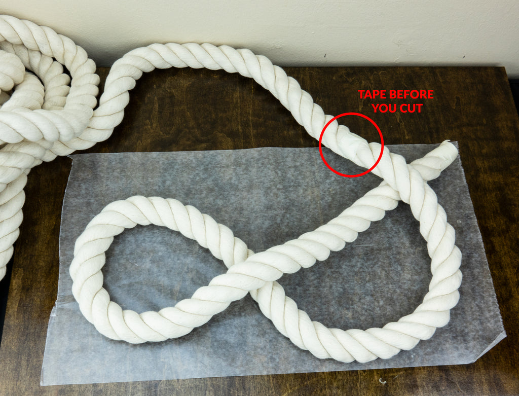 How to Make Rope Letters