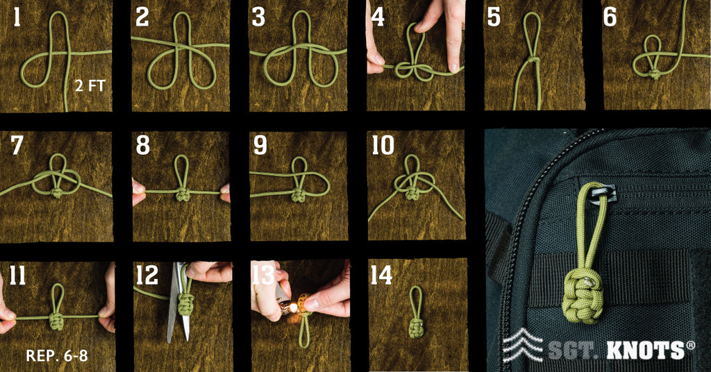 How To Make A Paracord Zipper Pull