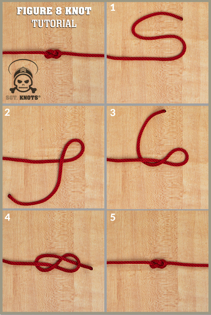 figure 8 knot steps