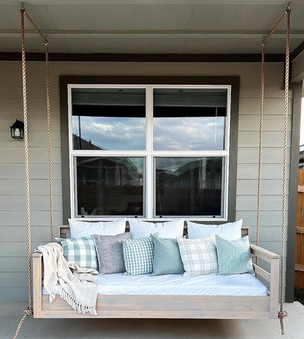 diy porch swing with rope