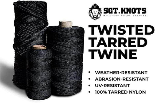 Red Label White Twisted Nylon Twine 1 lb. Spool - #21 by Memphis Net & Twine