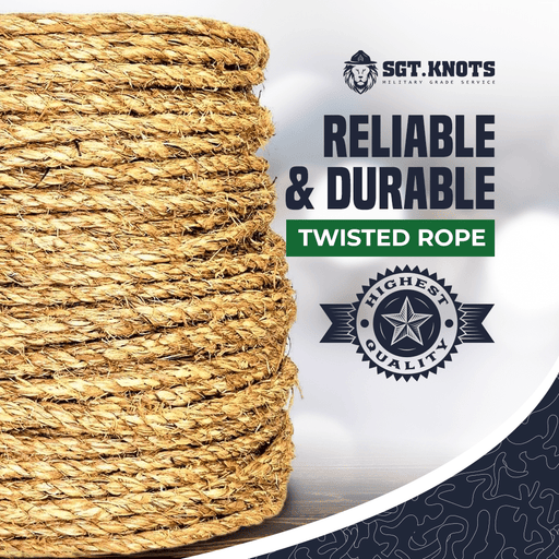 SGT KNOTS Twisted Sisal Rope for Cat Tree Replacement Parts