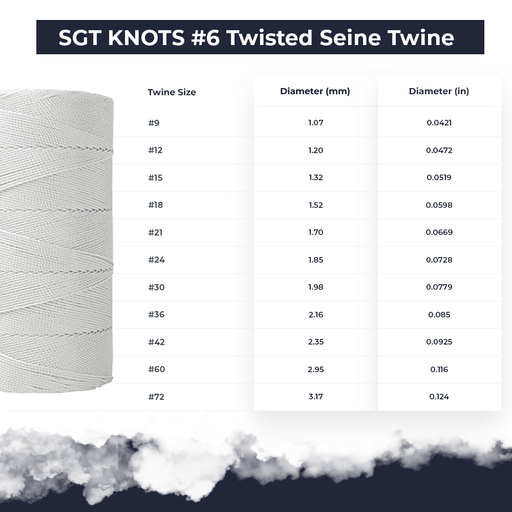 Catahoula Tarred Nylon Bank Line Twine #36