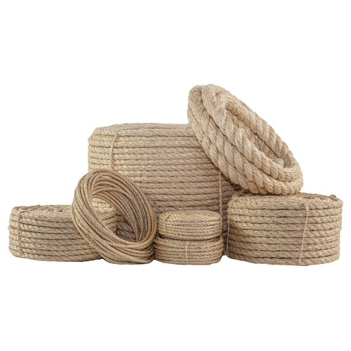 Cotton Rope Twisted Brown Rope (1 in x 100 ft) Natural Thick Rope for  Crafts, Tug of War，Railings, Hammock, Decorating