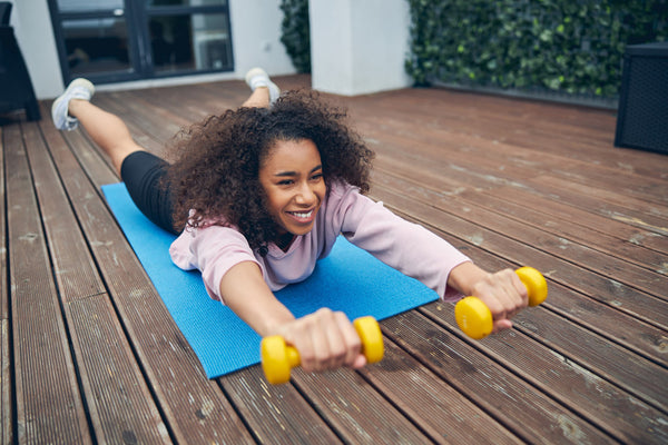 Image of woman going fun workout that she enjoys