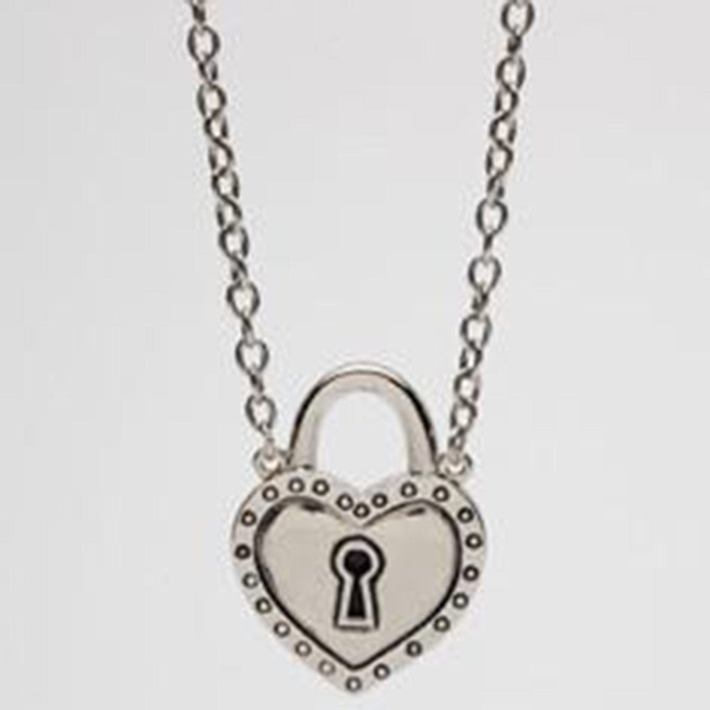 +LR SMALL HEART LOCK PENDANT SV/YG/CZLR92518K状態