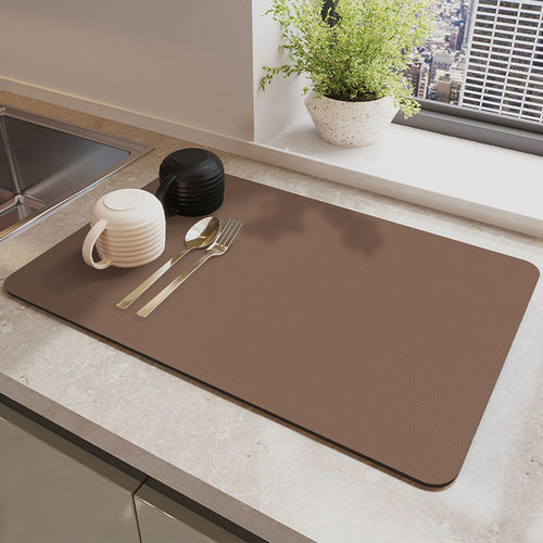 Dish Drying Pad, Washstand Kitchen Universal Drain Mat, Quick-drying Coffee  Dish Cup Drying Pad, Toilet Anti-water Absorption Mat, Kitchen Accessories,  Bathroom Accessories - Temu