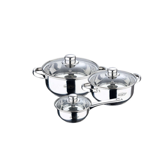 Batería cocina 5 piezas SAN IGNACIO Cookware Toledo Bateria Cocina 5P. Inox  Cookware Toledo 147Y45 Sanignac — Ferretería Roure Juni