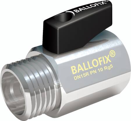 Billede af Ballofix 1/2" Rødgods Krom Muffe/Nippel