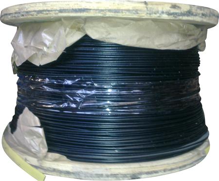 Billede af Wire 1,5Mm Med Pp-Plast 2,3Mm Sort 100M