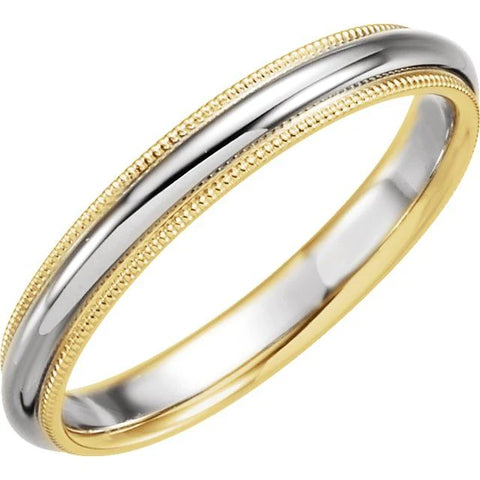 Half Round Wedding Band