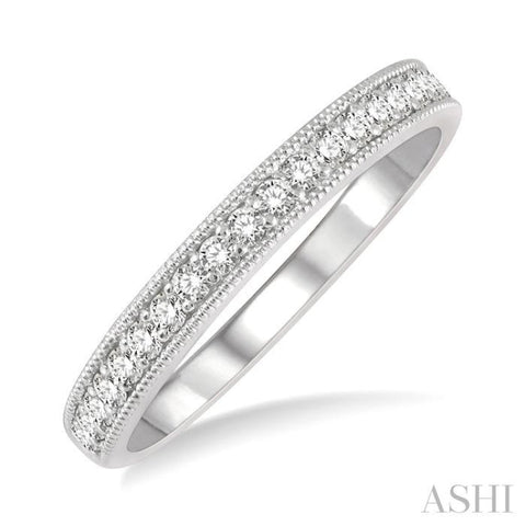 ¼ Ctw Round Cut Wedding Band