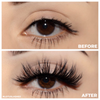 No. FX23 faux mink lashes false eyelashes lotus lashes before and after