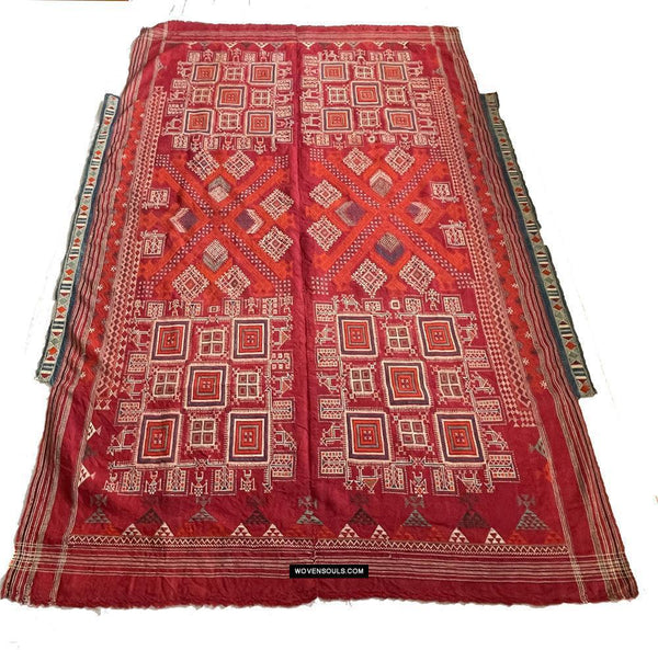 1802 Vintage Shekhawati Bishnoi Rajasthani Wedding Shawl Odhana