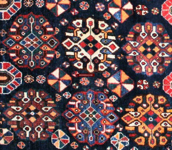 104 LARGE Lush Antique Tribal Village Rug - SOLD-WOVENSOULS-Antique-Vintage-Textiles-Art-Decor