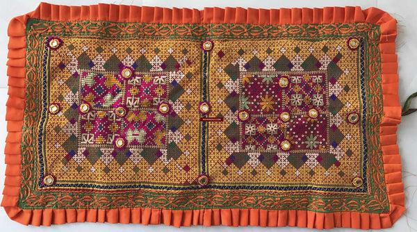 1084 Museum Quality Old Sindh Pillow Case - A-WOVENSOULS-Antique-Vintage-Textiles-Art-Decor