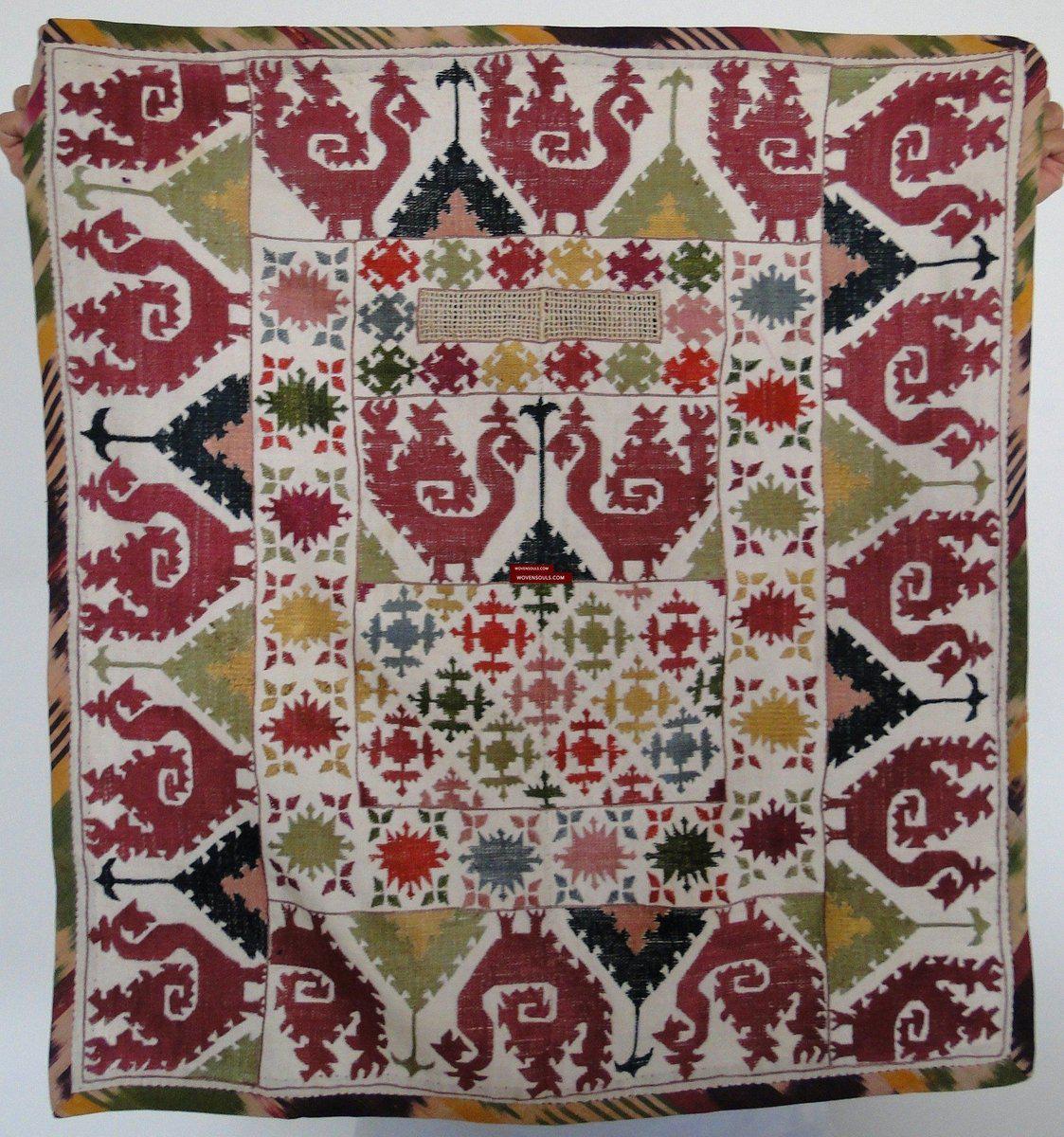 109 SOLD Vintage Tadjik Rooband Veil - Silk Embroidery Textile ...