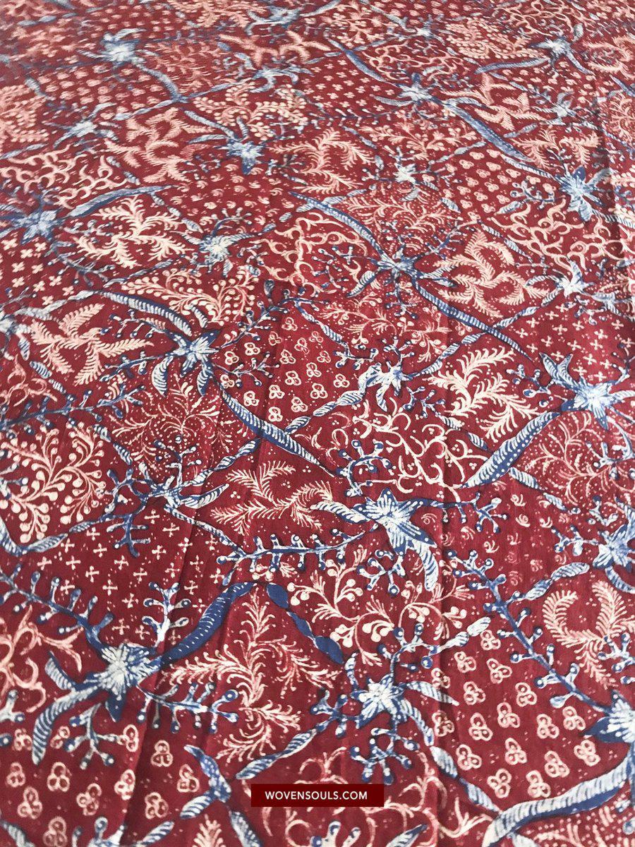1377 Java Batik Tulis Textile Art Shawl