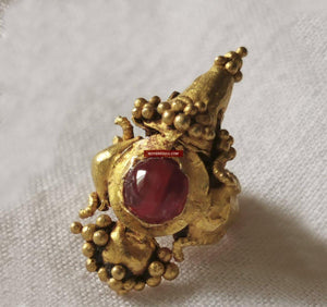1392 SOLD Set of Thirteen Majapahit Prambanan Javanese Gold Rings ...