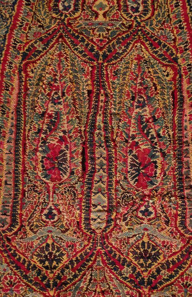 1393 Old Kashmir Sikh Period Pashmina Shawl Fragment-WOVENSOULS-Antique-Vintage-Textiles-Art-Decor