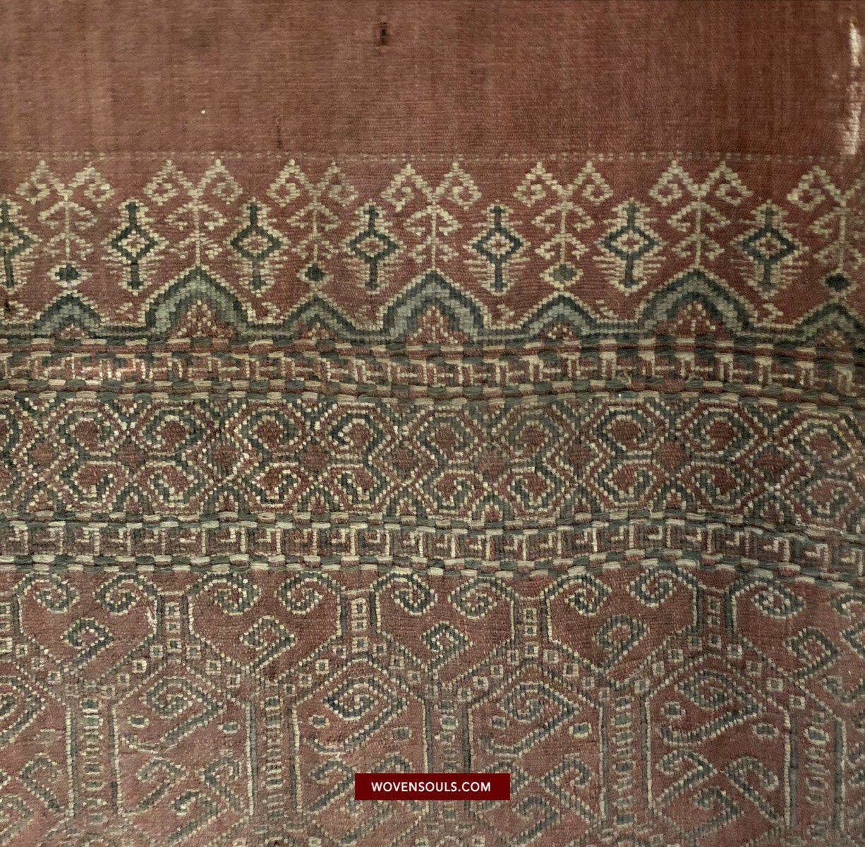 1448 Antique Iban Pua Kumbu Sungkit Woven Textile Wovensouls