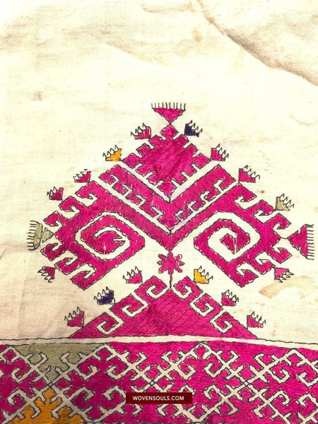 1535 Swat Valley Shawl Fragment-WOVENSOULS-Antique-Vintage-Textiles-Art-Decor