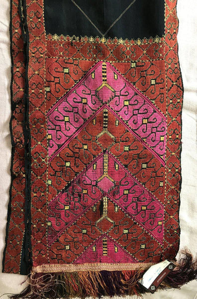 628 Wedding Turban - Swat Valley Textile-WOVENSOULS-Antique-Vintage-Textiles-Art-Decor