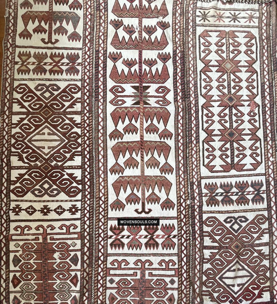830 Antique Karakalpak Qarakalpak Tent Band Panels-WOVENSOULS Antique Textiles & Art Gallery