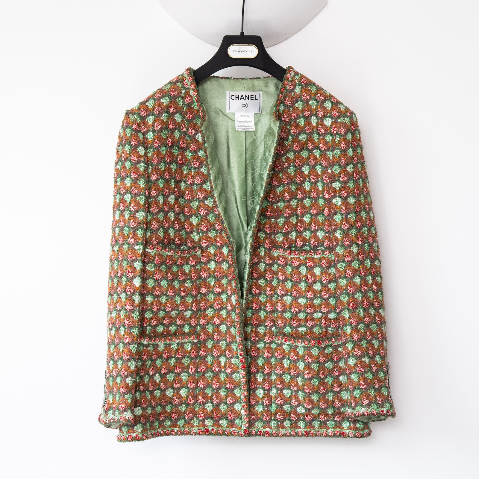 image of Chanel Knitted Tweed Jacket