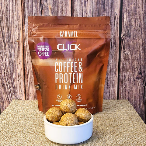 Coffee Protein Energy Bites Caramel