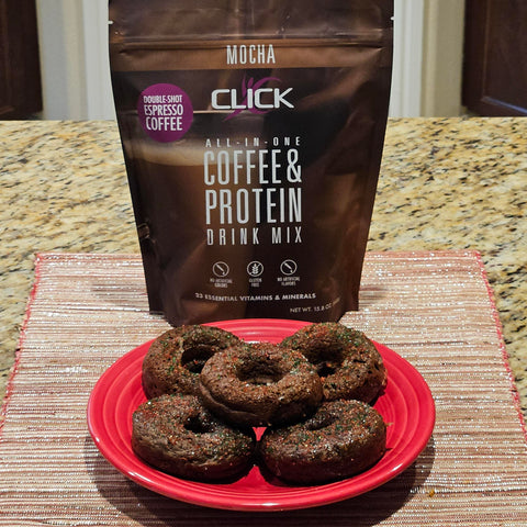 Click Coffee Protein Mocha Donut Recipe