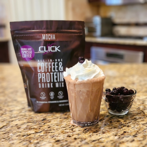 Click Coffee Protein Blueberry Recipe