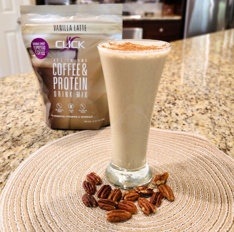 Click Coffee Protein Cinnamon Bun Smoothie Recipe